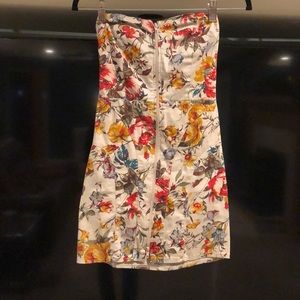 Costa Blanca Strapless Mini Floral Dress XXS/XS